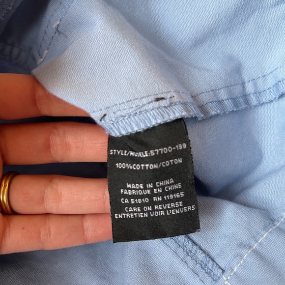 Cotton trench style jacket in sky blue from Tribal - Picture 11 of 11